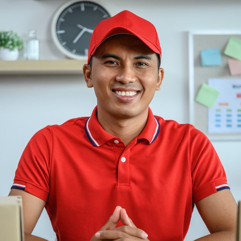 Subdirector de empresa de electricistas usando multímetro en instalación industrial